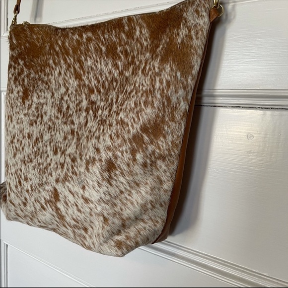 Primecut Hobo Cowhide Leather Handbag - Picture 4 of 7